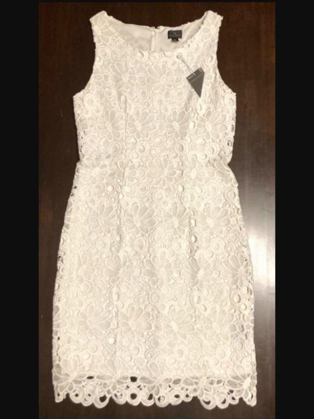 Worthington White Lace Midi Dress